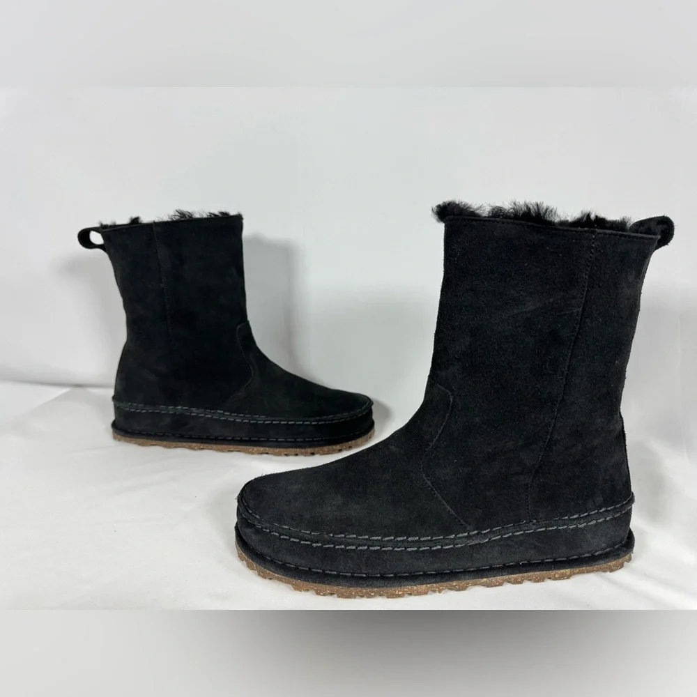Birkenstock Lahti Boots Black Size 39 Women’s 8/8.5 - Picture 3 of 11